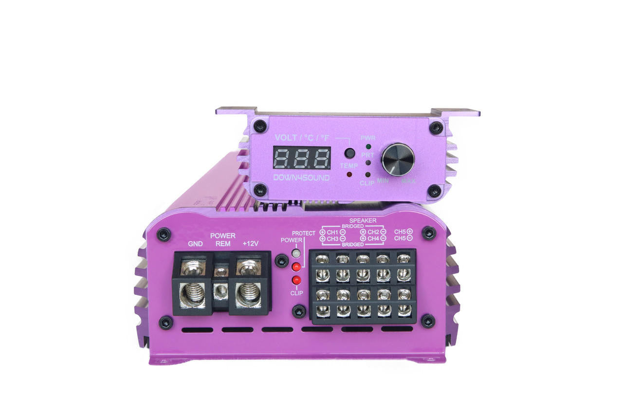 Down4Sound MM1005 (mini Maxx) - 1100W RMS Mini 5 Channel Amplifier