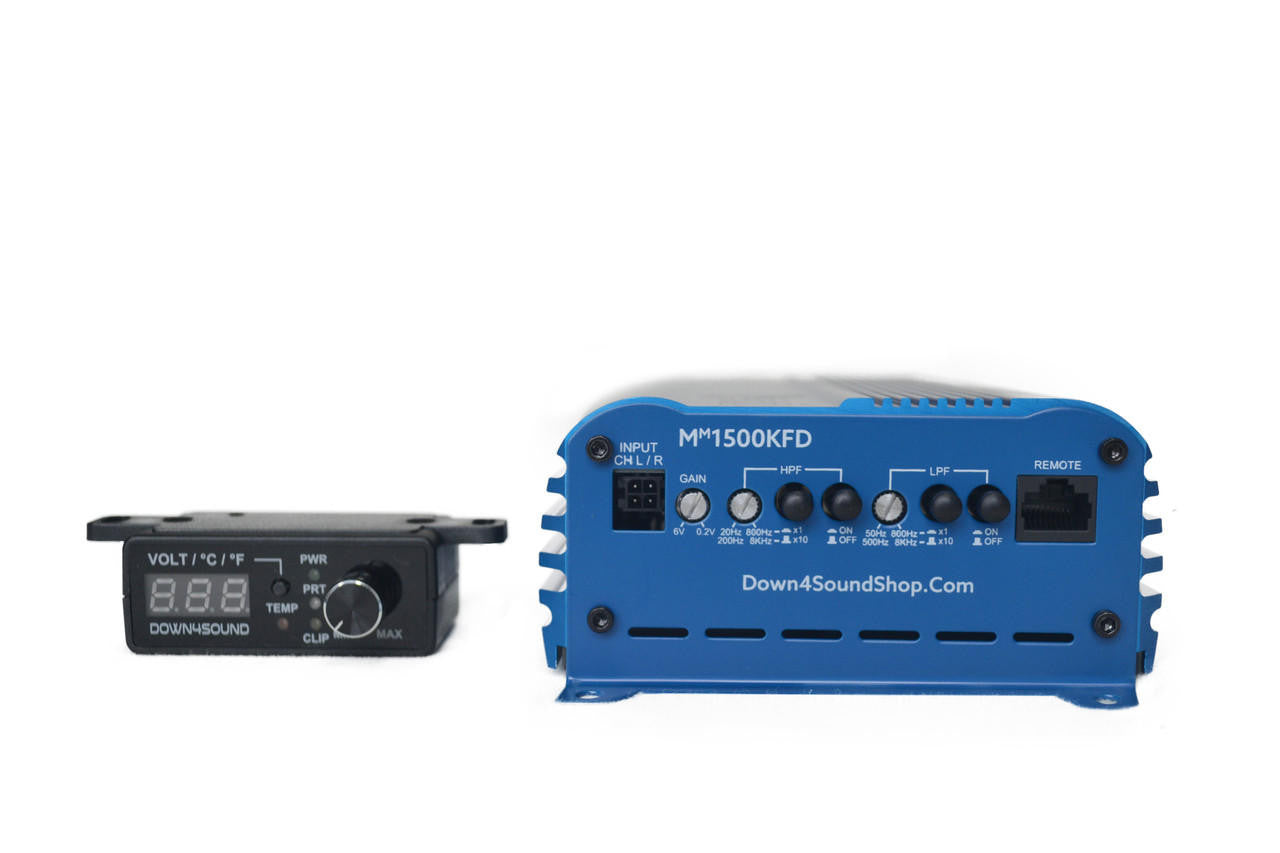 Down4Sound MM1500KFD (mini Maxx) - 1500W RMS Mini Full Bridge Amplifier