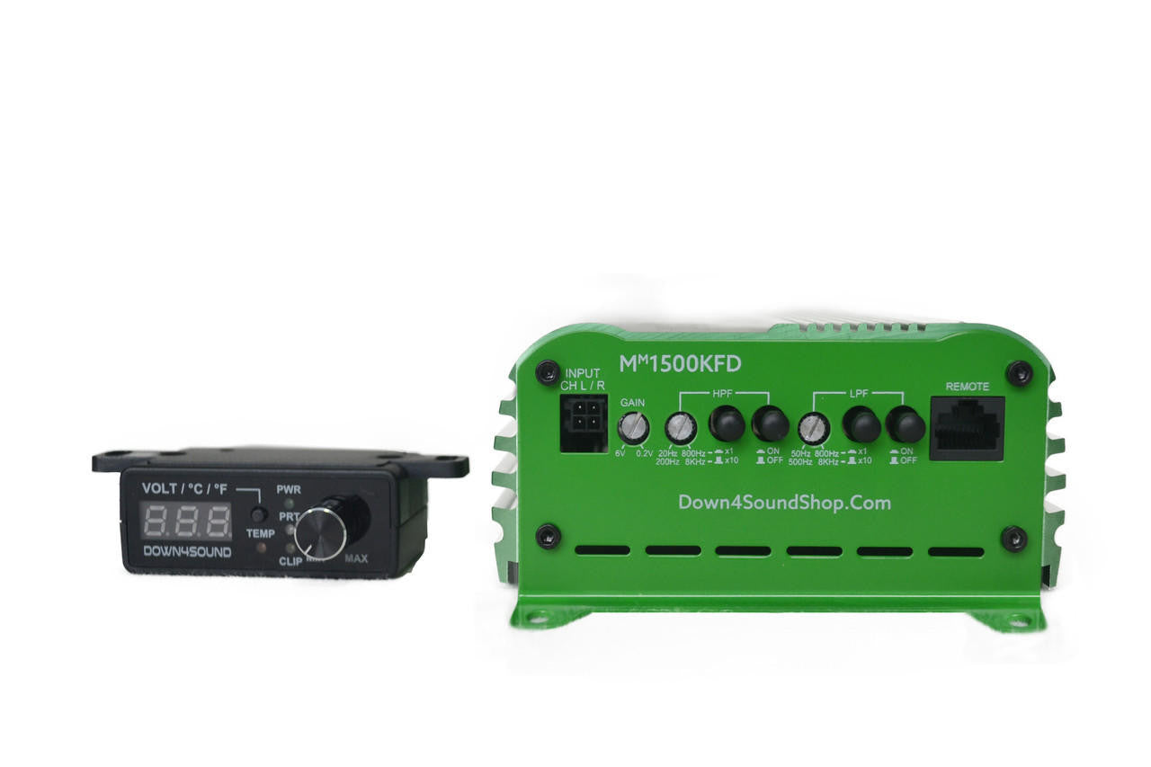 Down4Sound MM1500KFD (mini Maxx) - 1500W RMS Mini Full Bridge Amplifier