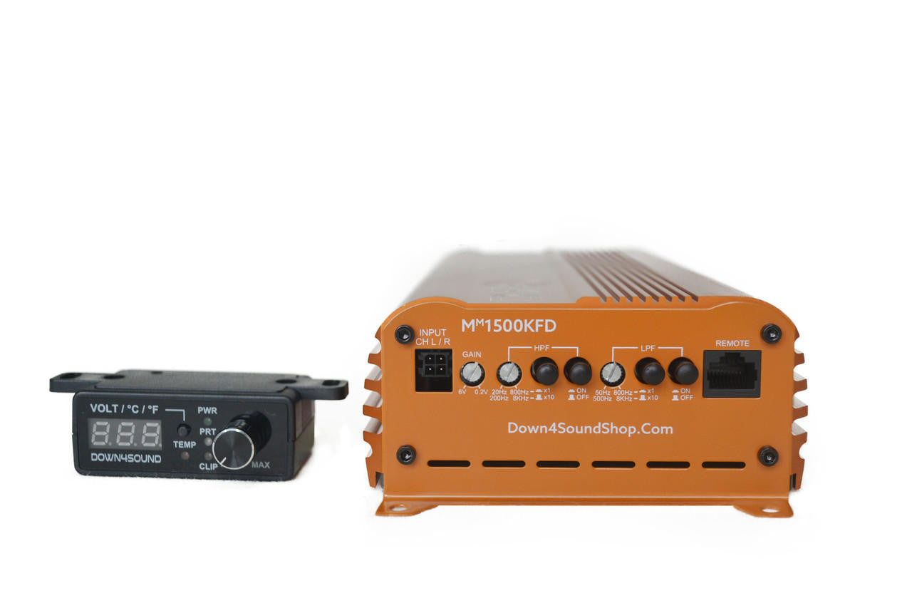Down4Sound MM1500KFD (mini Maxx) - 1500W RMS Mini Full Bridge Amplifier