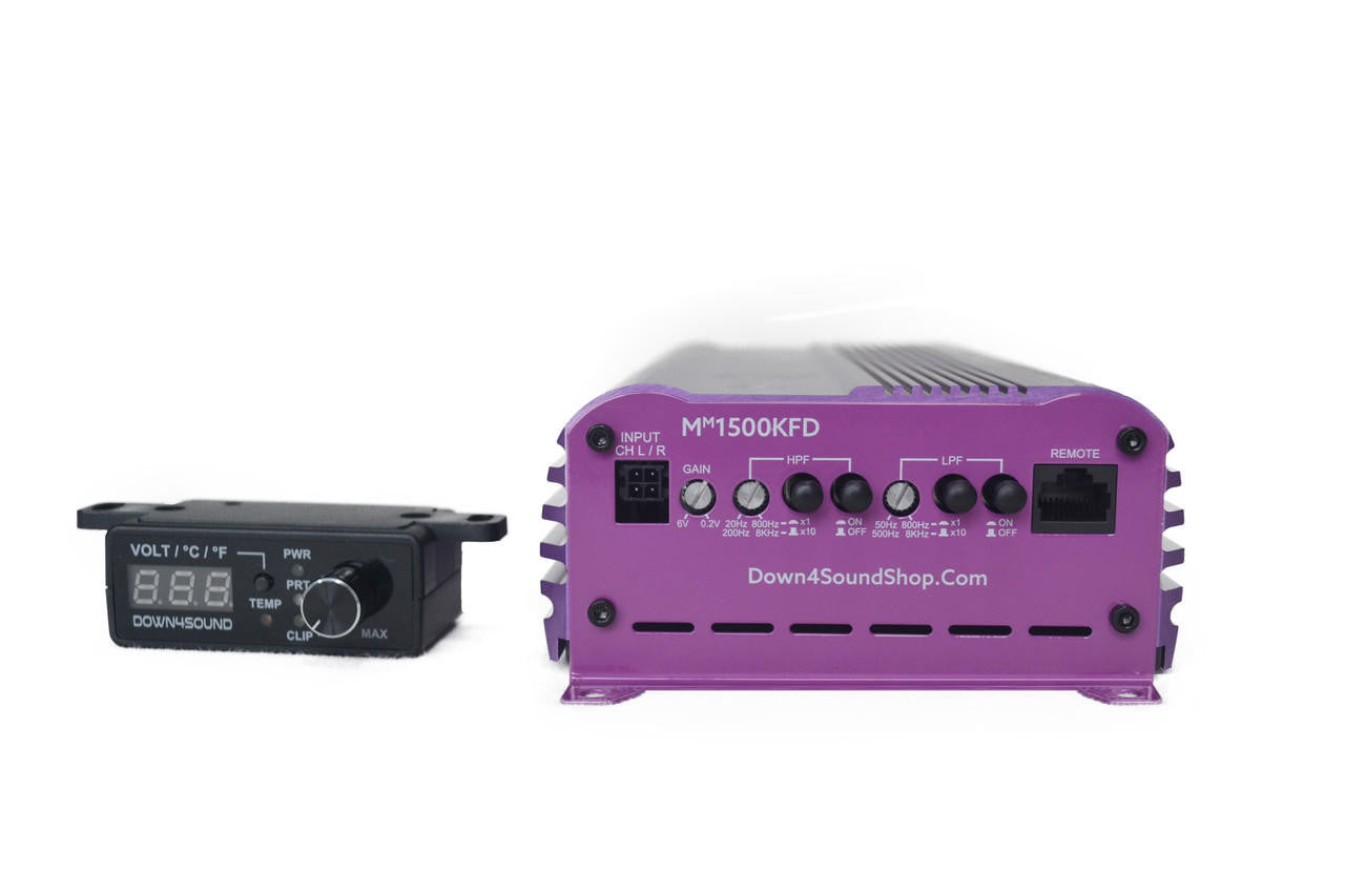 Down4Sound MM1500KFD (mini Maxx) - 1500W RMS Mini Full Bridge Amplifier