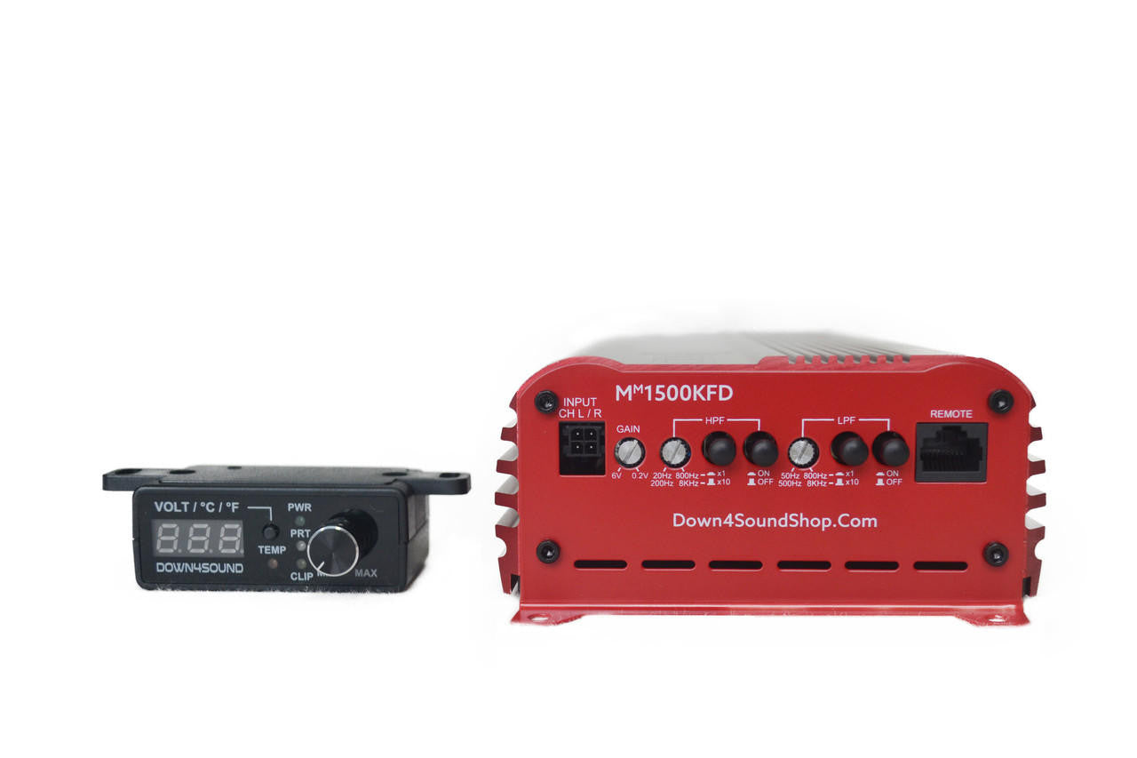 Down4Sound MM1500KFD (mini Maxx) - 1500W RMS Mini Full Bridge Amplifier