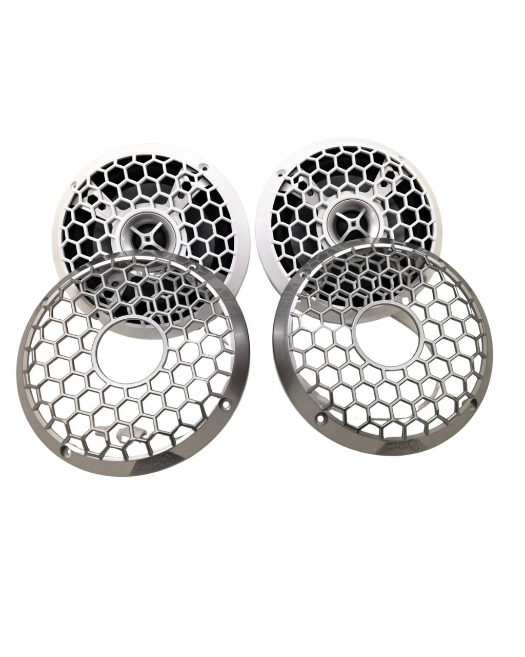 Down4Sound M3 Marine 6.5" RGB Coaxial Speakers — 175W RMS Each (Pair)