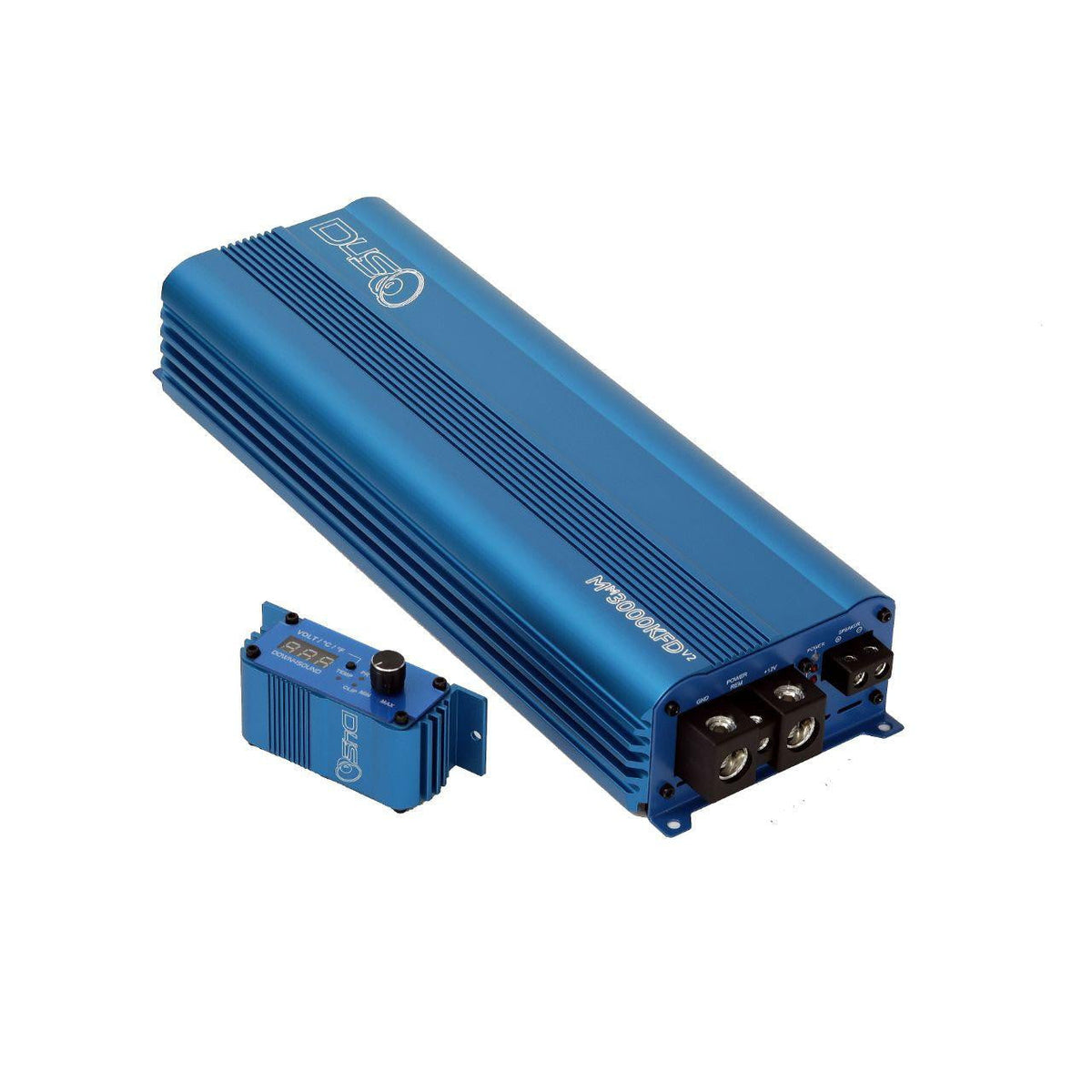 Down4Sound MM3000KFD V2 Mini Maxx Monoblock Amplifier 3000W RMS - Blue