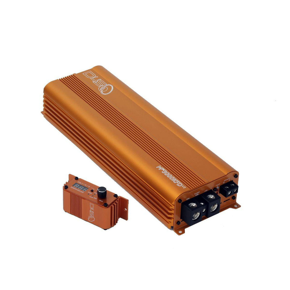 Down4Sound MM3000KFD V2 Mini Maxx Monoblock Amplifier 3000W RMS - Orange