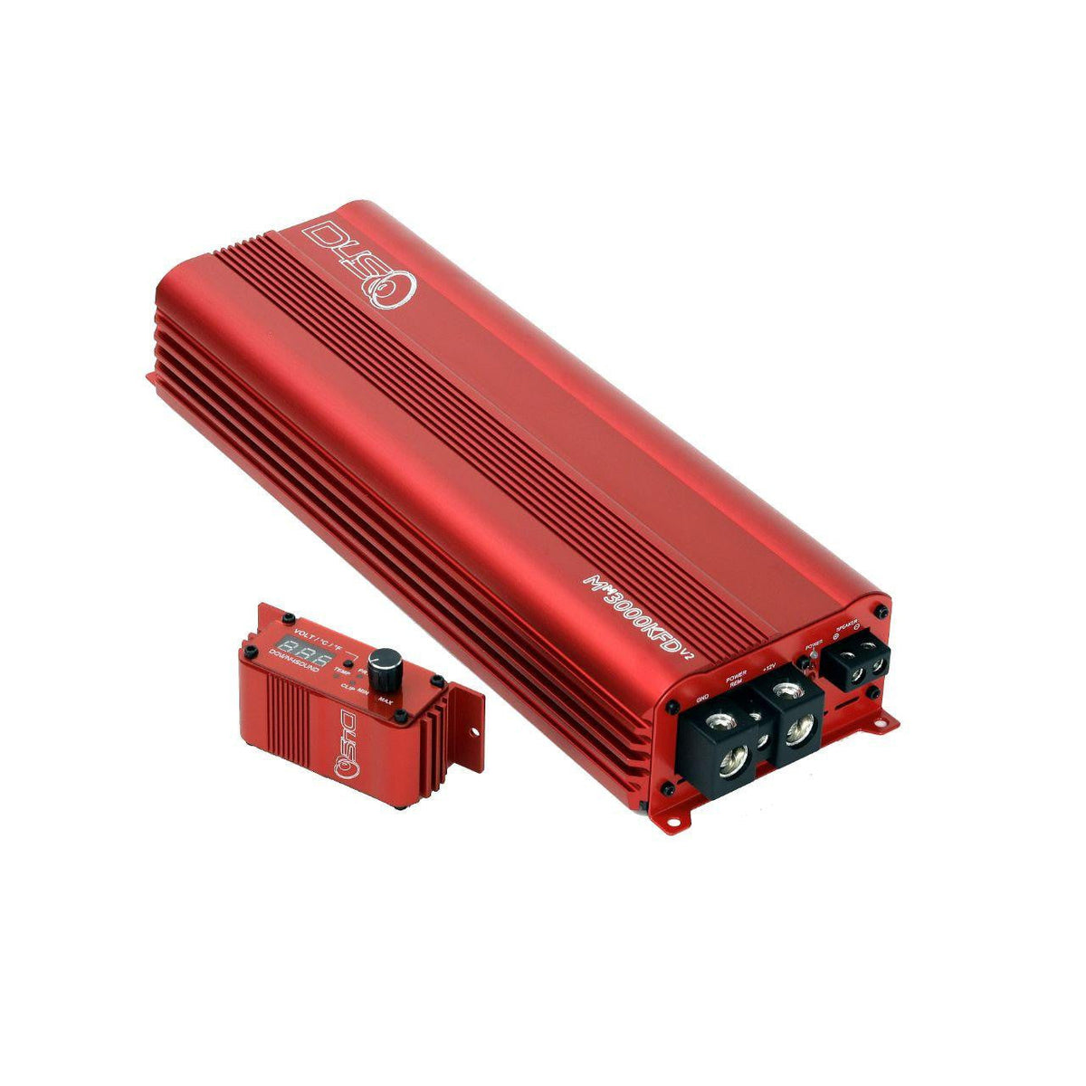 Down4Sound MM3000KFD V2 Mini Maxx Monoblock Amplifier 3000W RMS - Red