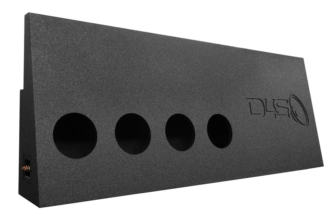 Down4Sound PRO-FAB - Birch - 4X 6.5-INCH Ported Subwoofer Enclosure - 99-07 CHEVY/GMC Crew CAB - Behind Seat