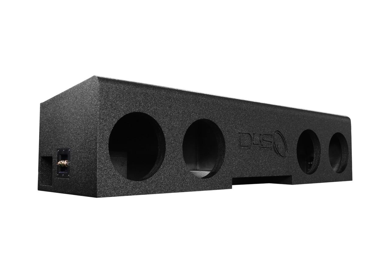 Down4Sound PRO-FAB - Birch - 4X 8-INCH Ported Subwoofer Enclosure - 07-13 CHEVY/GM Crew CAB - 2.5-INCH Seat Lift Required
