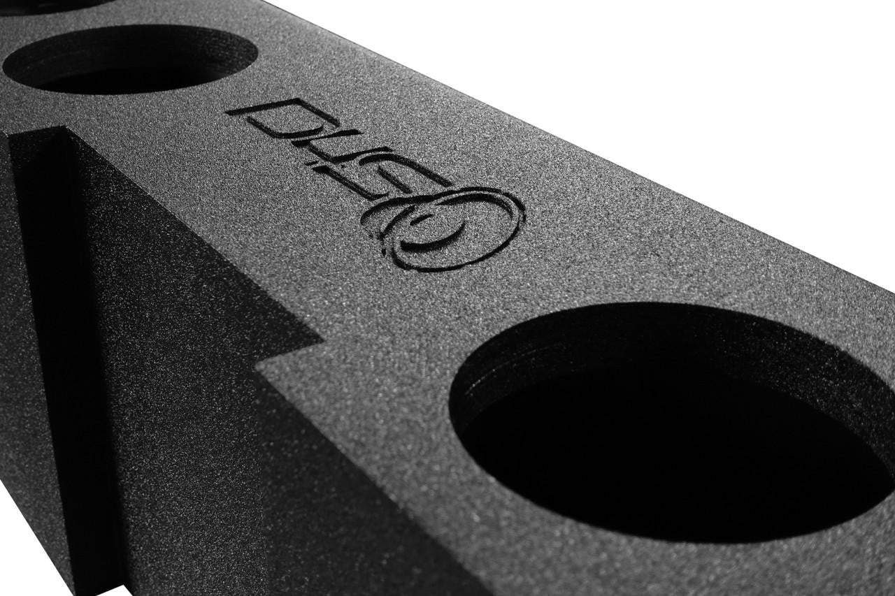 Down4Sound PRO-FAB - Birch - 4X 8-INCH Ported Subwoofer Enclosure - 07-13 CHEVY/GM Crew CAB - 2.5-INCH Seat Lift Required
