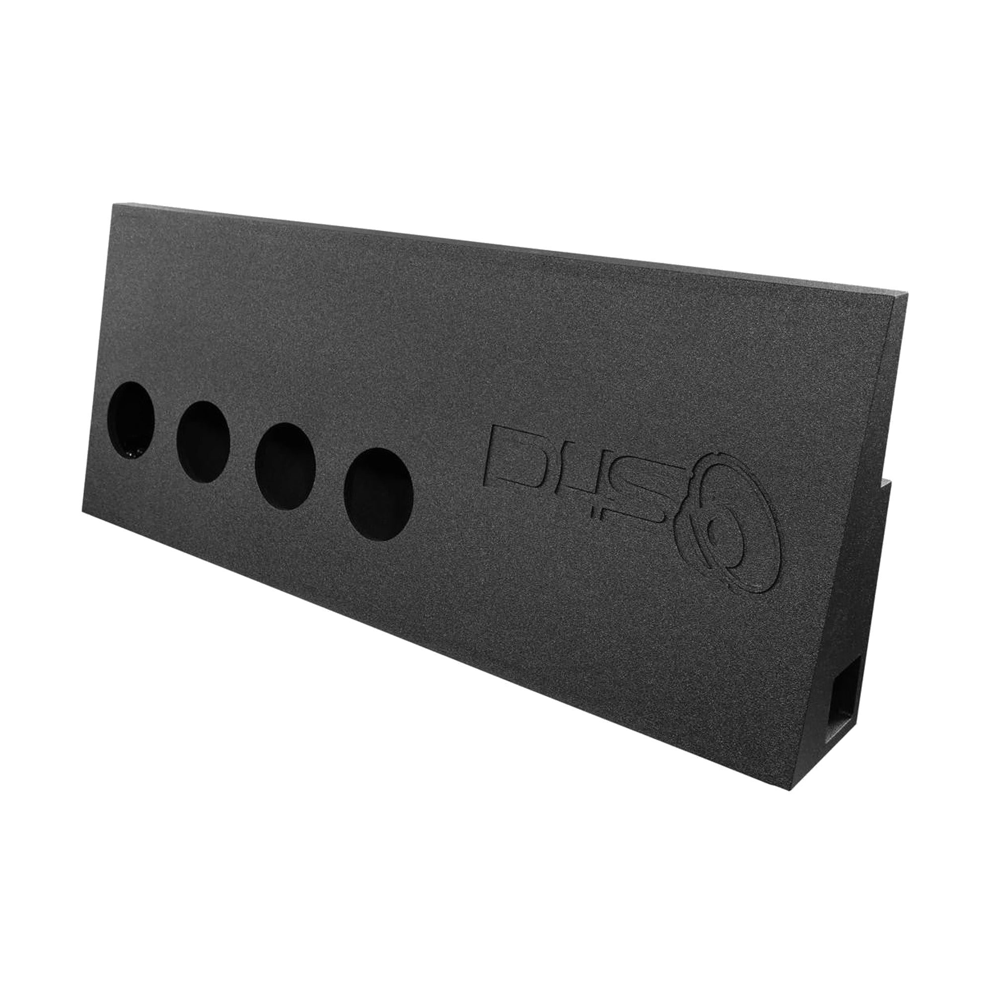 Down4Sound PRO-FAB - Birch - 4X 6.5-INCH Ported Subwoofer Enclosure - 99-07 CHEVY/GMC Crew CAB - Behind Seat