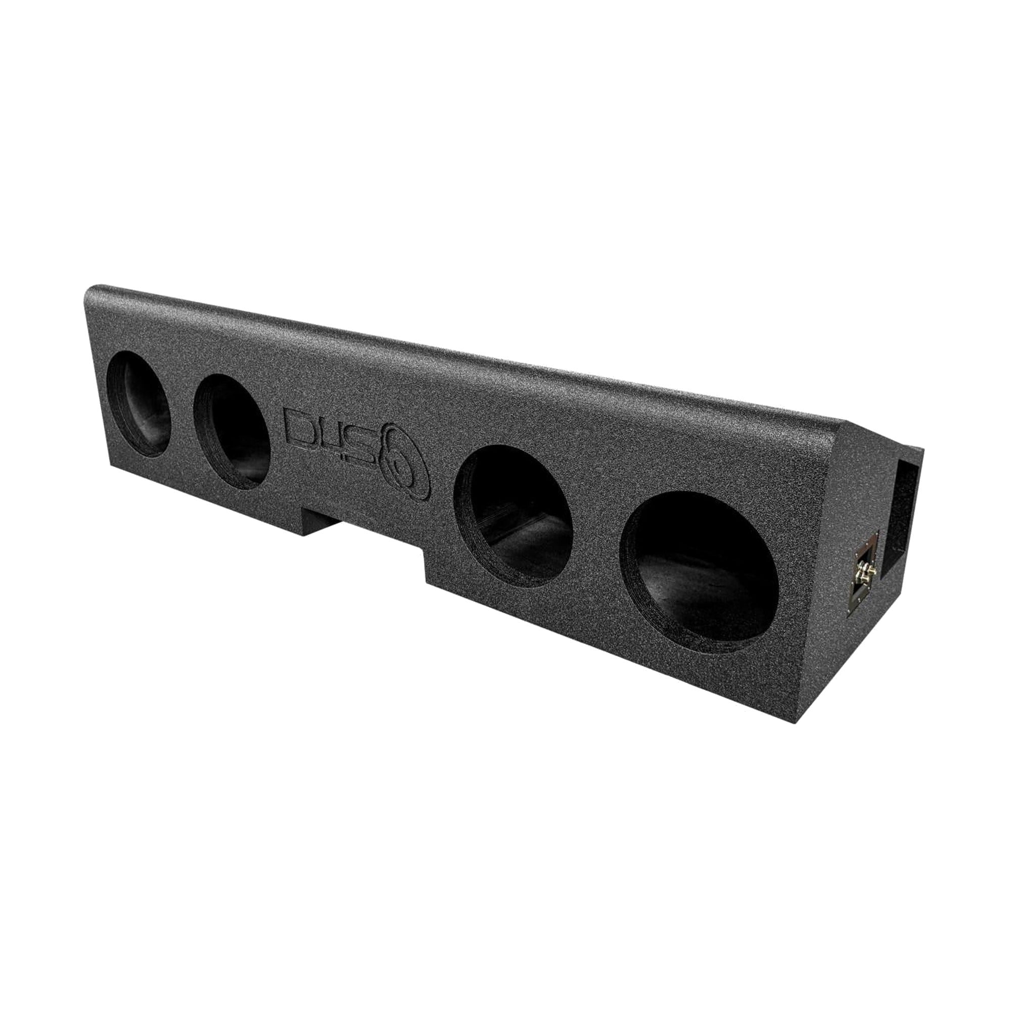 Down4Sound PRO-FAB - Birch - 4X 8-INCH Ported Subwoofer Enclosure - 19+ GM/CHEVY Crew CAB - 2.5-INCH Seat Lift Required