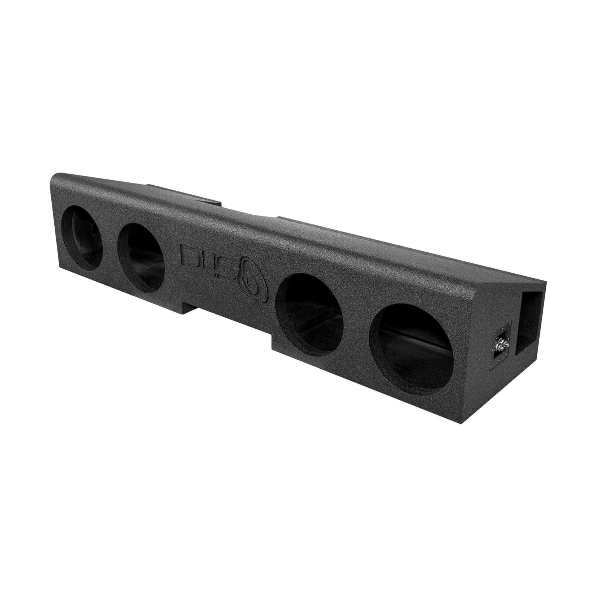 Down4Sound PRO-FAB - Birch - 4X 8-INCH Ported Subwoofer Enclosure - 19+ GM/CHEVY Crew CAB - Under Seat - NO Lift
