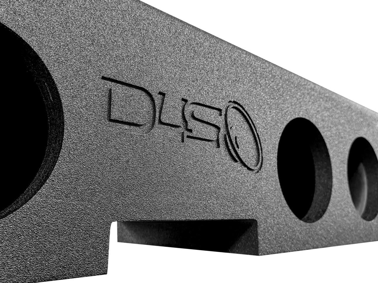 Down4Sound PRO-FAB - Birch - 4X 8-INCH Ported Subwoofer Enclosure - 19+ GM/CHEVY Crew CAB - 2.5-INCH Seat Lift Required