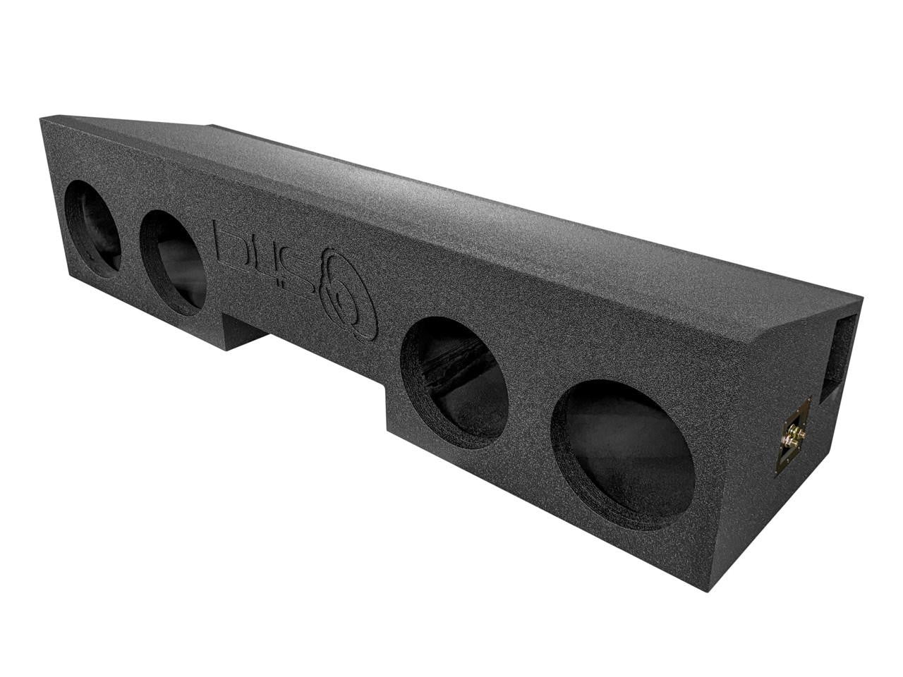 Down4Sound PRO-FAB - Birch - 4X 8-INCH Ported Subwoofer Enclosure - 99-07 GM/CHEVY Extended CAB - 2.5-INCH Seat Lift Required