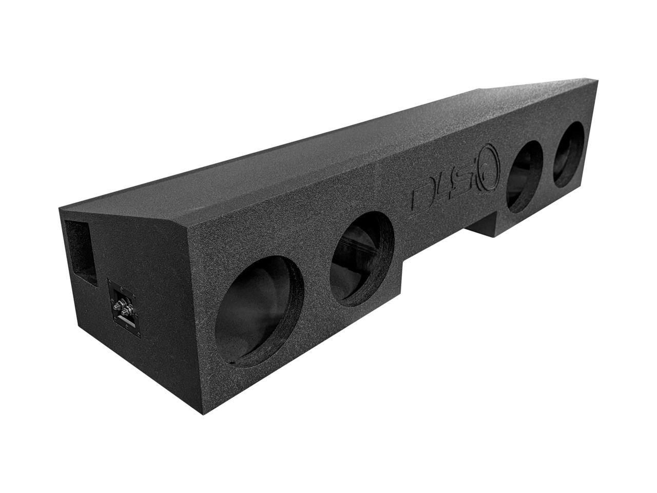 Down4Sound PRO-FAB - Birch - 4X 8-INCH Ported Subwoofer Enclosure - 99-07 GM/CHEVY Extended CAB - 2.5-INCH Seat Lift Required