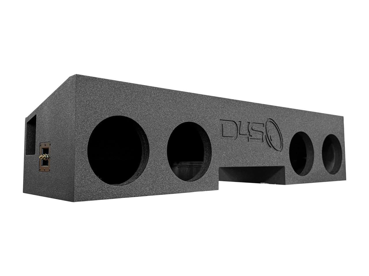 Down4Sound PRO-FAB - Birch - 4X 8-INCH Ported Subwoofer Enclosure - 99-07 GM/CHEVY Extended CAB - 2.5-INCH Seat Lift Required