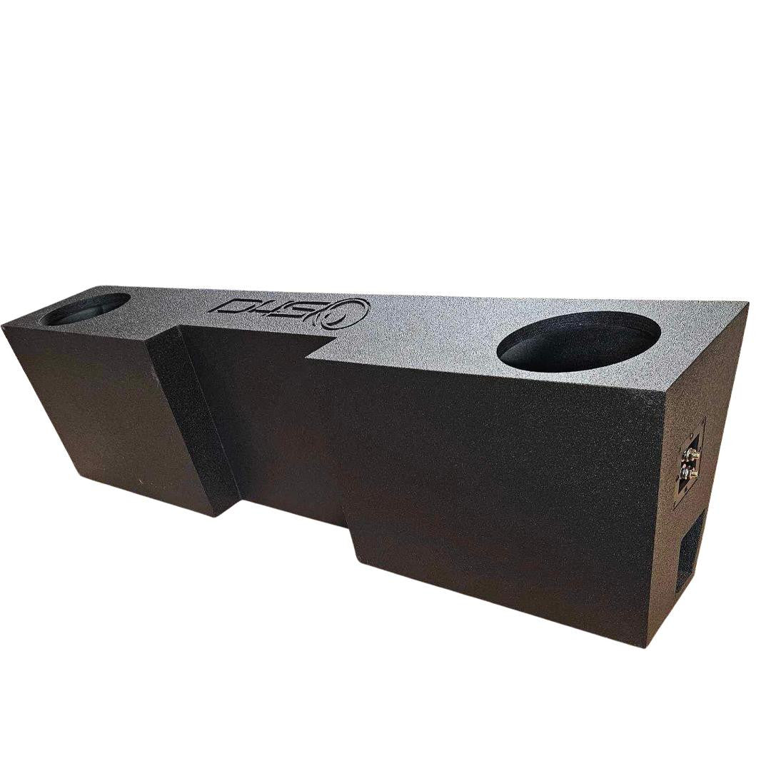 Down4Sound PRO-FAB - Birch - 2X 8-INCH Ported Subwoofer Enclosure - 07-13 GM/CHEVY Crew CAB - NO Lift