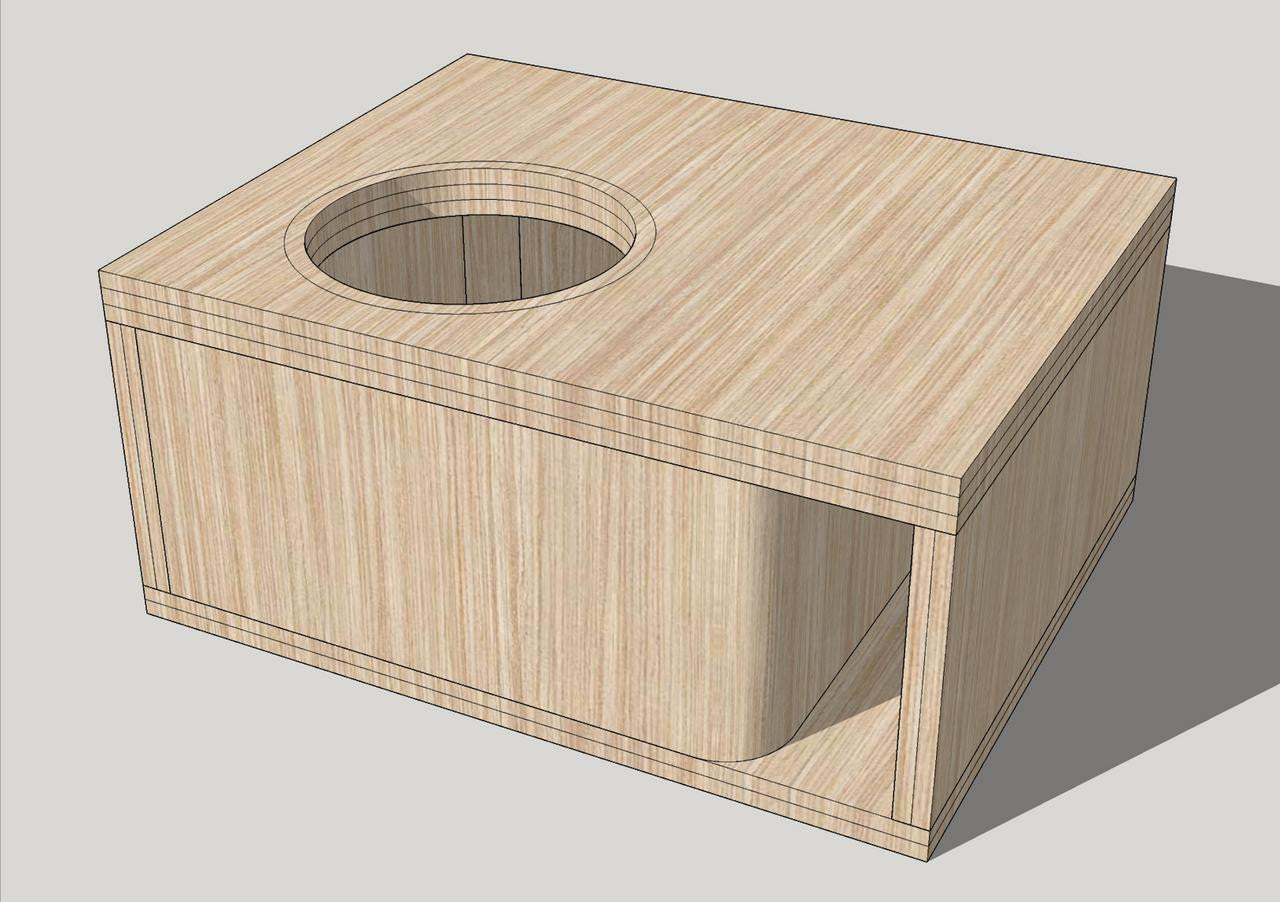 Down4Sound PRO-FAB HD3 15 1 15 SUB Box Single 15-INCH HD Ported Subwoofer Enclosure Box