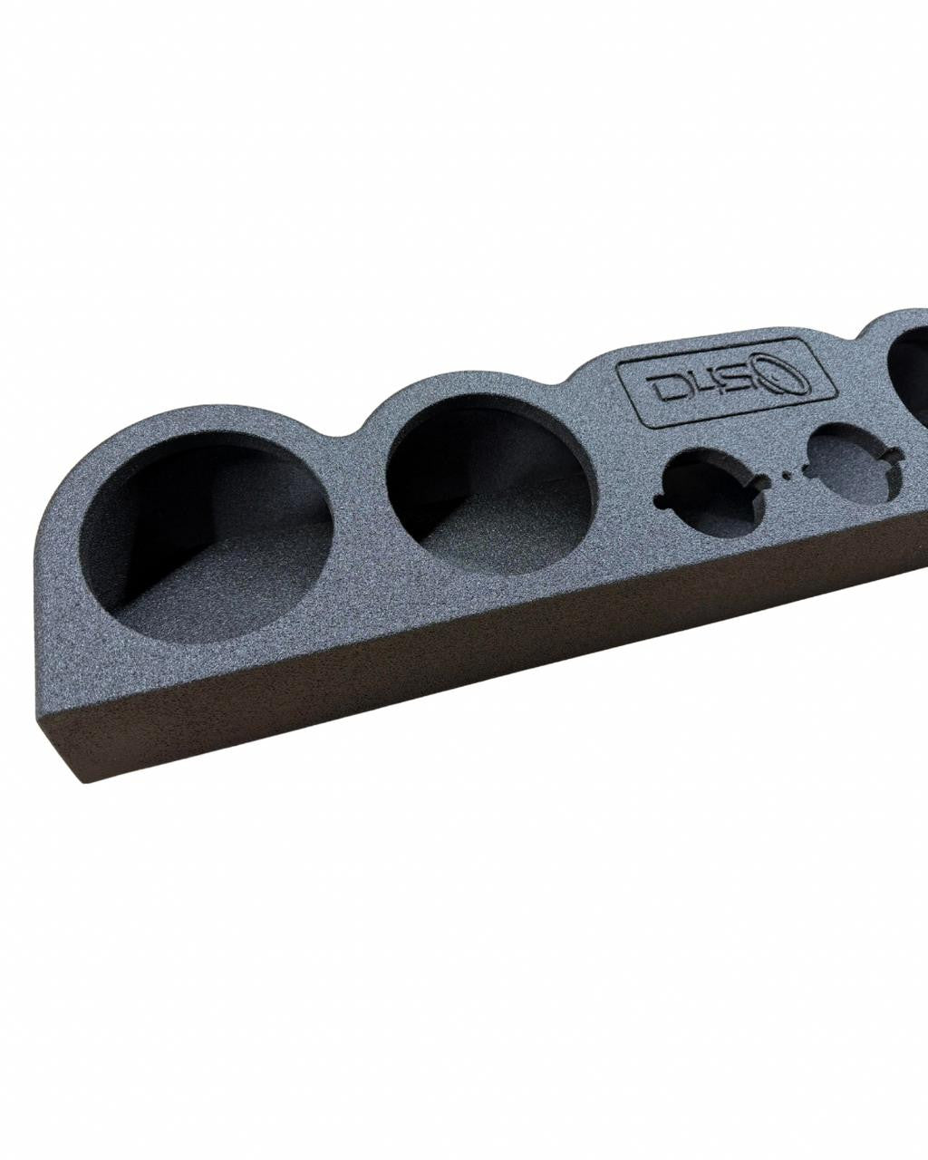 Down4Sound Universal ROOF-MOUNT 6.5" Speaker Box - Chamfered 4X6.5 + Tweeter Layout Bedliner Painted Finish Subwoofer Enclosure