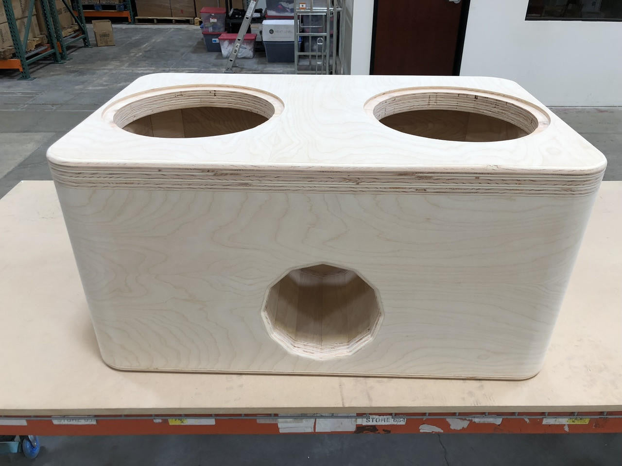 Down4Sound Dual 15" Custom Kerf Ported Subwoofer Box (hand Made IN The Usa) Subwoofer Enclosure