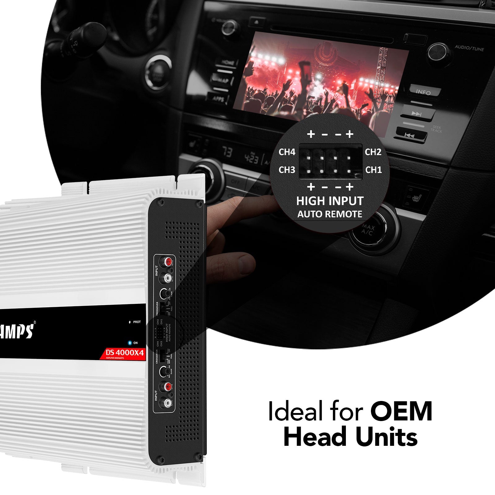 Taramps DS 4000X4 Car Audio Amplifier - 4