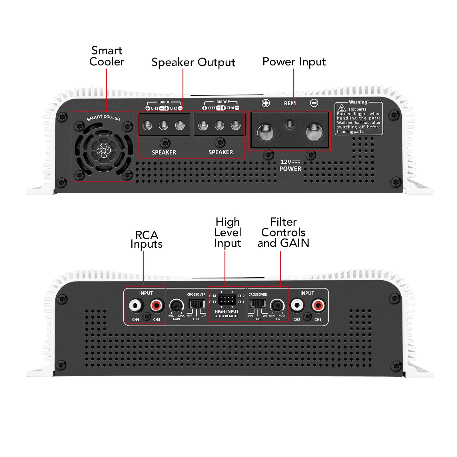 Taramps DS 4000X4 Car Audio Amplifier - 6