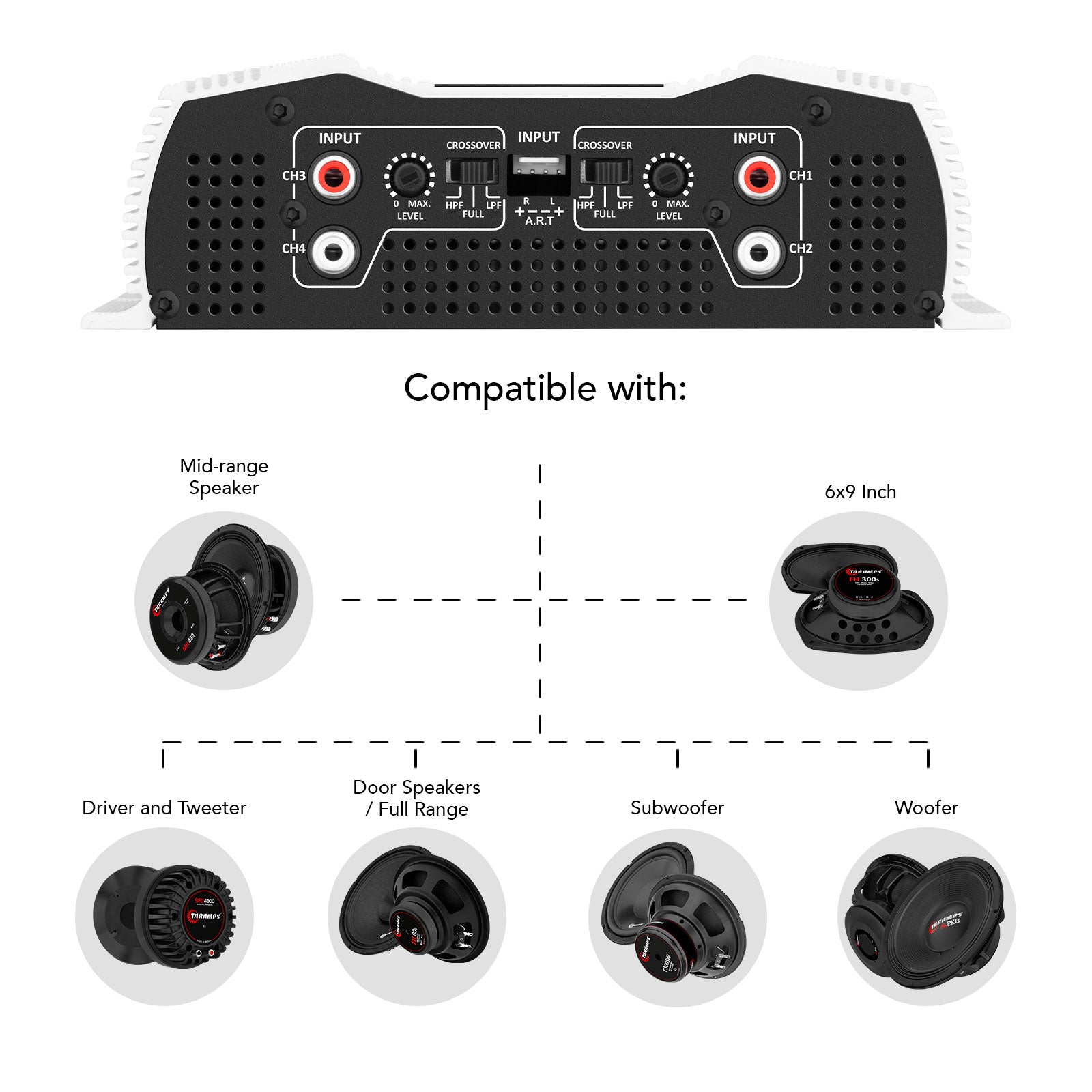 Taramps DS 800x4 Car Audio Amplifier - 5