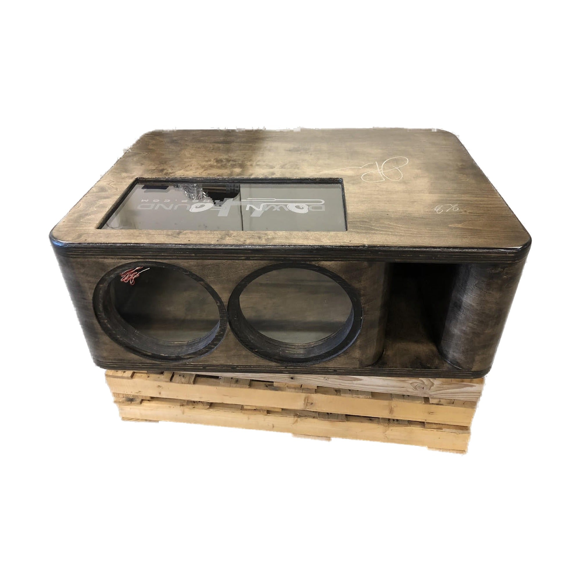 Down4Sound Dual 12" Custom Kerf Ported Subwoofer Box (hand Made IN The Usa) Subwoofer Enclosure