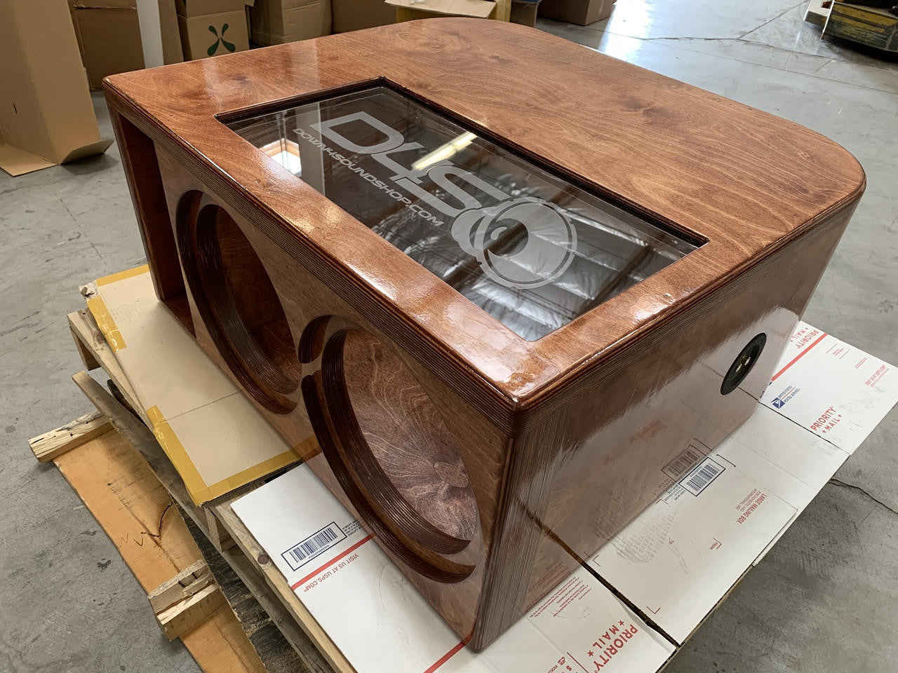 Down4Sound Dual 12" Custom Kerf Ported Subwoofer Box (hand Made IN The Usa) Subwoofer Enclosure