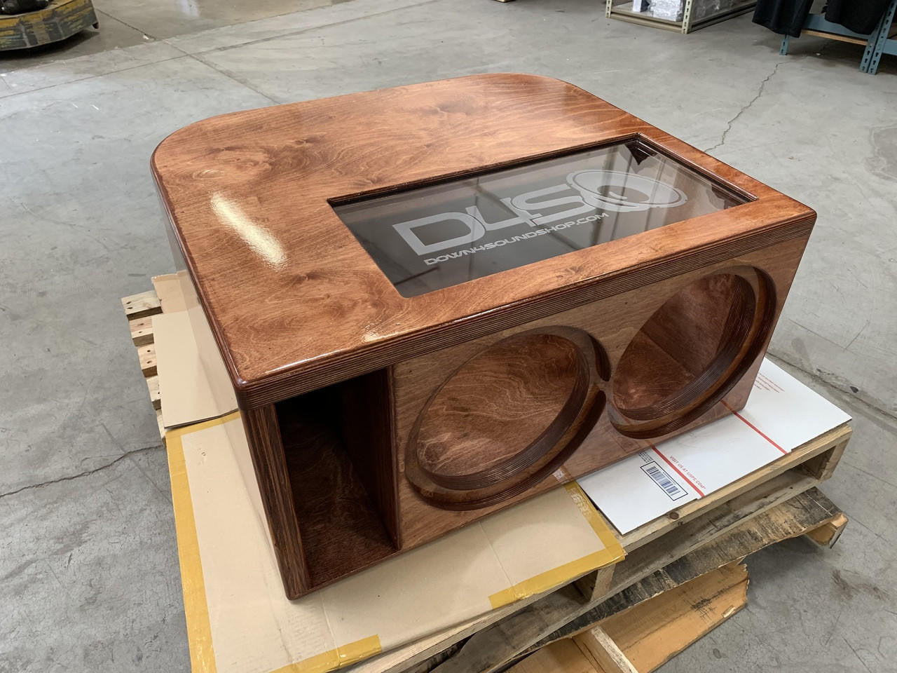Down4Sound Dual 12" Custom Kerf Ported Subwoofer Box (hand Made IN The Usa) Subwoofer Enclosure