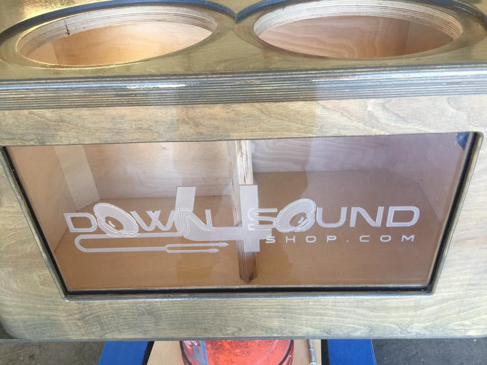 Down4Sound Dual 12" Custom Kerf Ported Subwoofer Box (hand Made IN The Usa) Subwoofer Enclosure