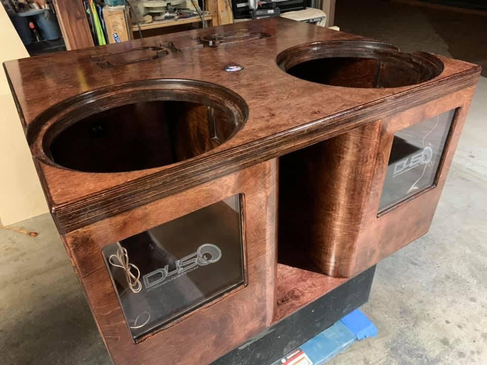 Down4Sound Dual 18" Custom Kerf Ported Subwoofer Box (hand Made IN The Usa) Subwoofer Enclosure