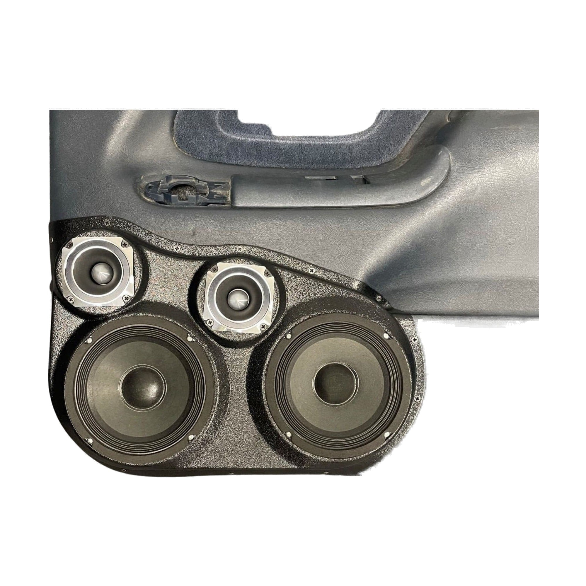 Custom Speaker Pods 95-GM-FT-UV-EW-FD-EB Dual 6.5" + Dual 3.5" Front Pods - 95-99 Escalade