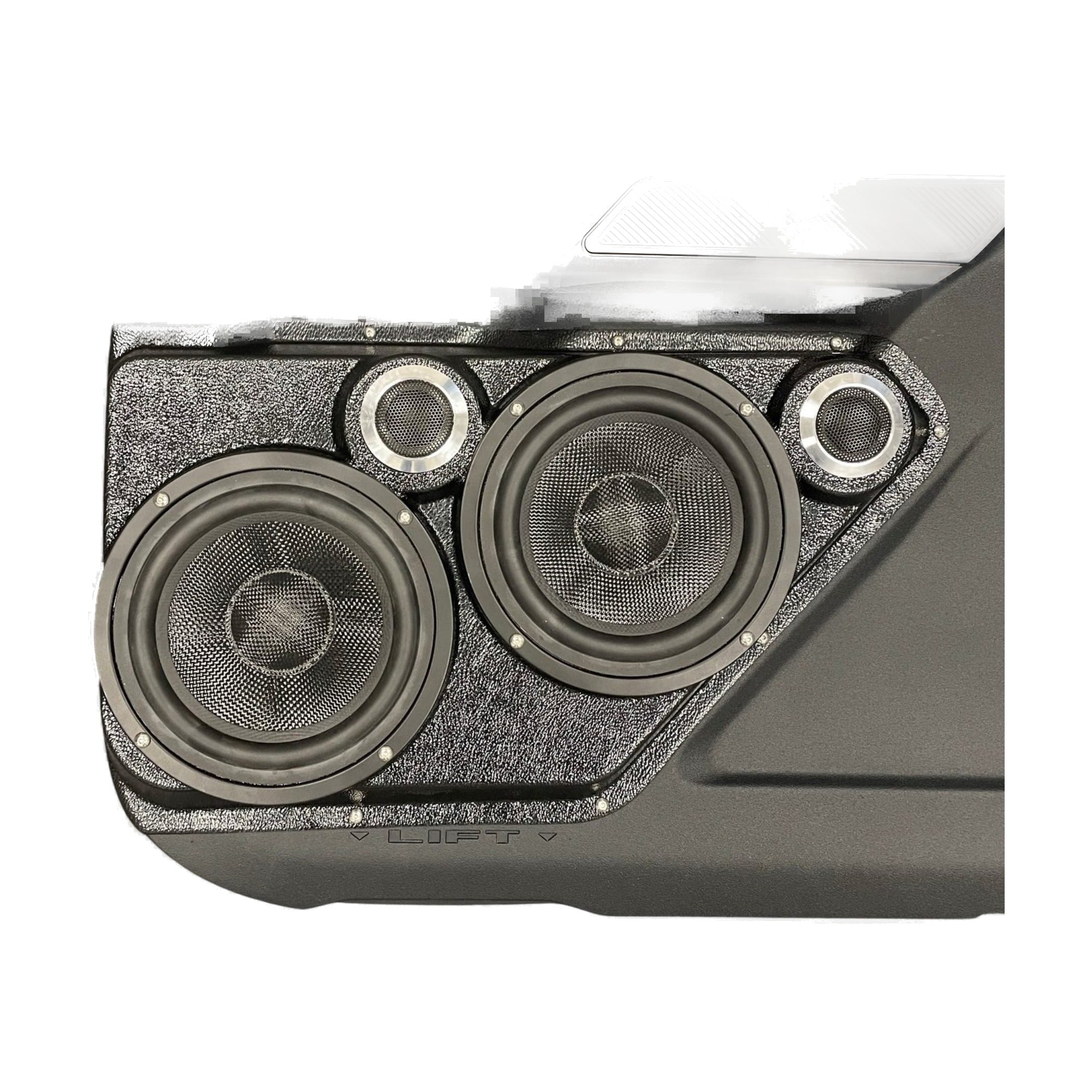 Custom Speaker Pods 21-FD-BR-UV-AL-FD-EA Dual 6.5" and Dual Tweeter Pods - 21-23 Bronco