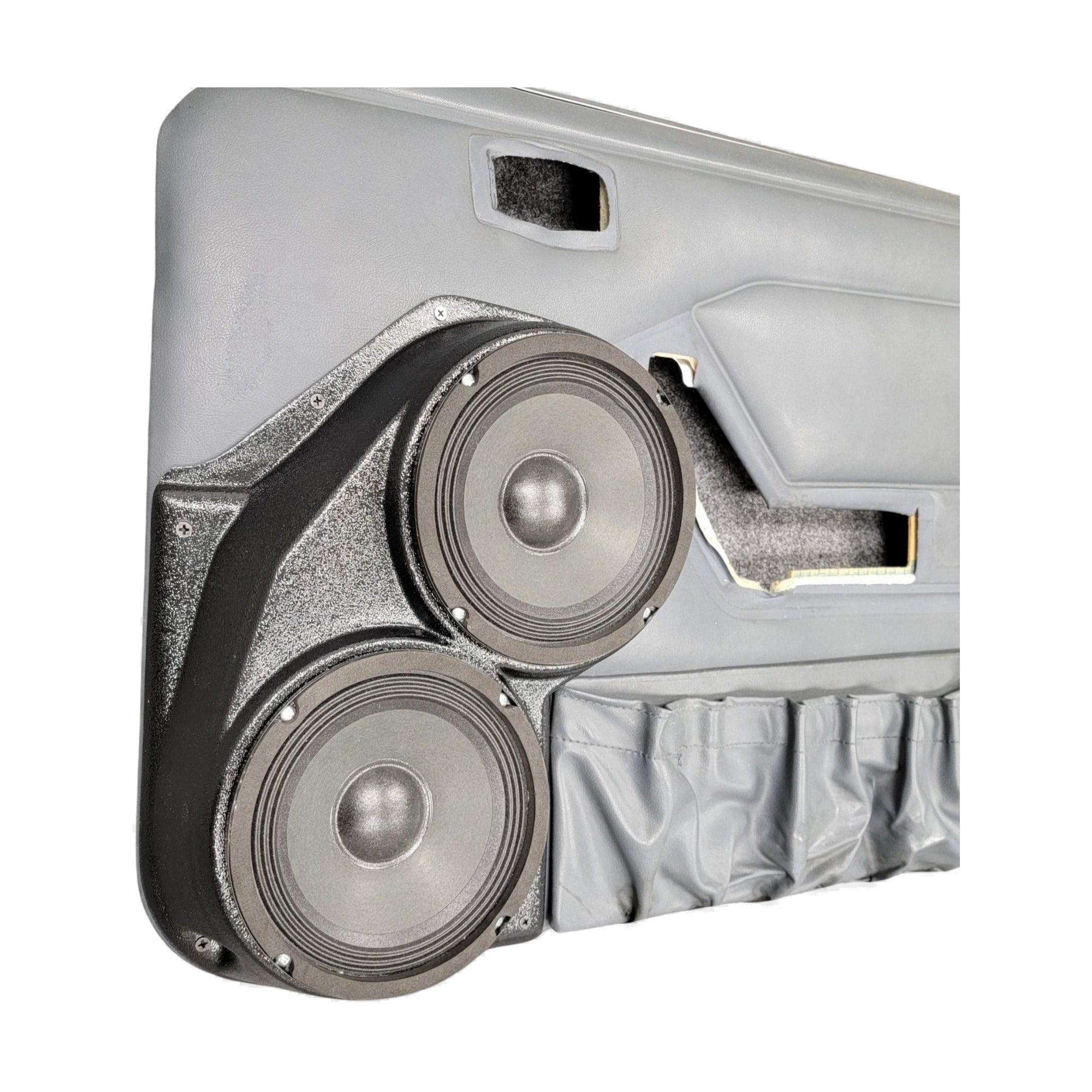 Custom Speaker Pods 87-FD-MS-UV-AL-FD-D6 Dual 6.5" Pods - 87-93 Mustang