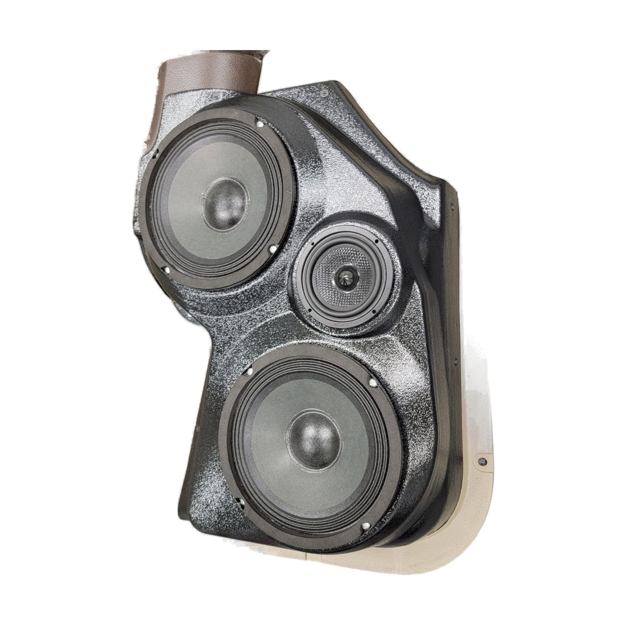 Custom Speaker Pods 09-DD-FP-UV-EW-FD-E3 Dual 6.5" + 3.5" Front Pods - 09-18 Ram