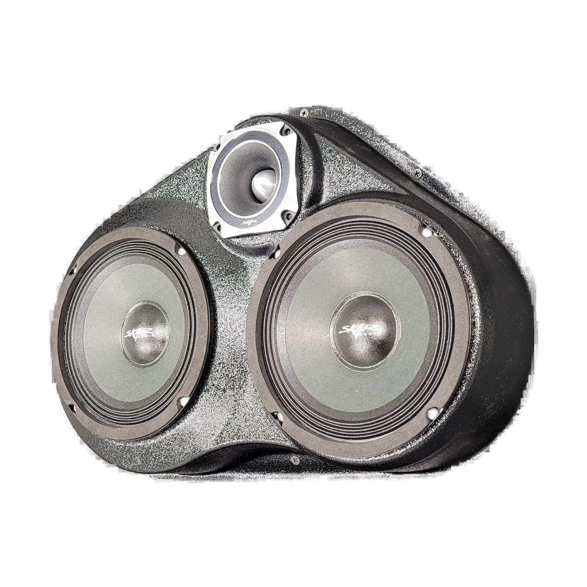 Custom Speaker Pods 94-DD-FP-UV-EW-FD-E3 Dual 6.5" + 3.5" Front Pods - 99-01 Ram