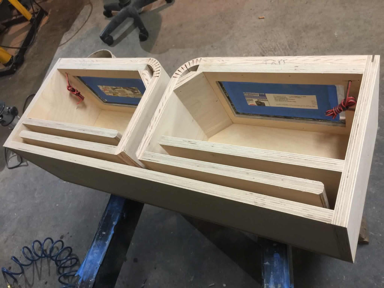 Down4Sound Dual 6.5" OR 8" Custom Kerf Ported Subwoofer Box (hand Made IN The Usa) Subwoofer Enclosure