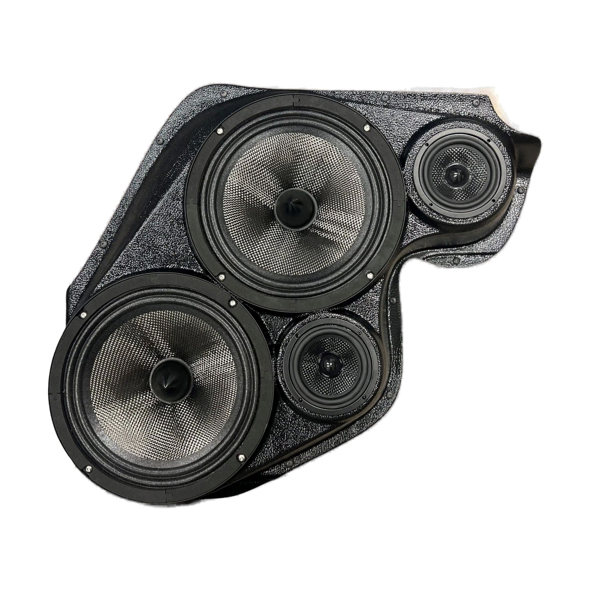 Custom Speaker Pods 99-FD-SD-UV-EW-FD-FB Dual 8" + Dual 3.5" Front Pods - 99-07 F-250 F-350