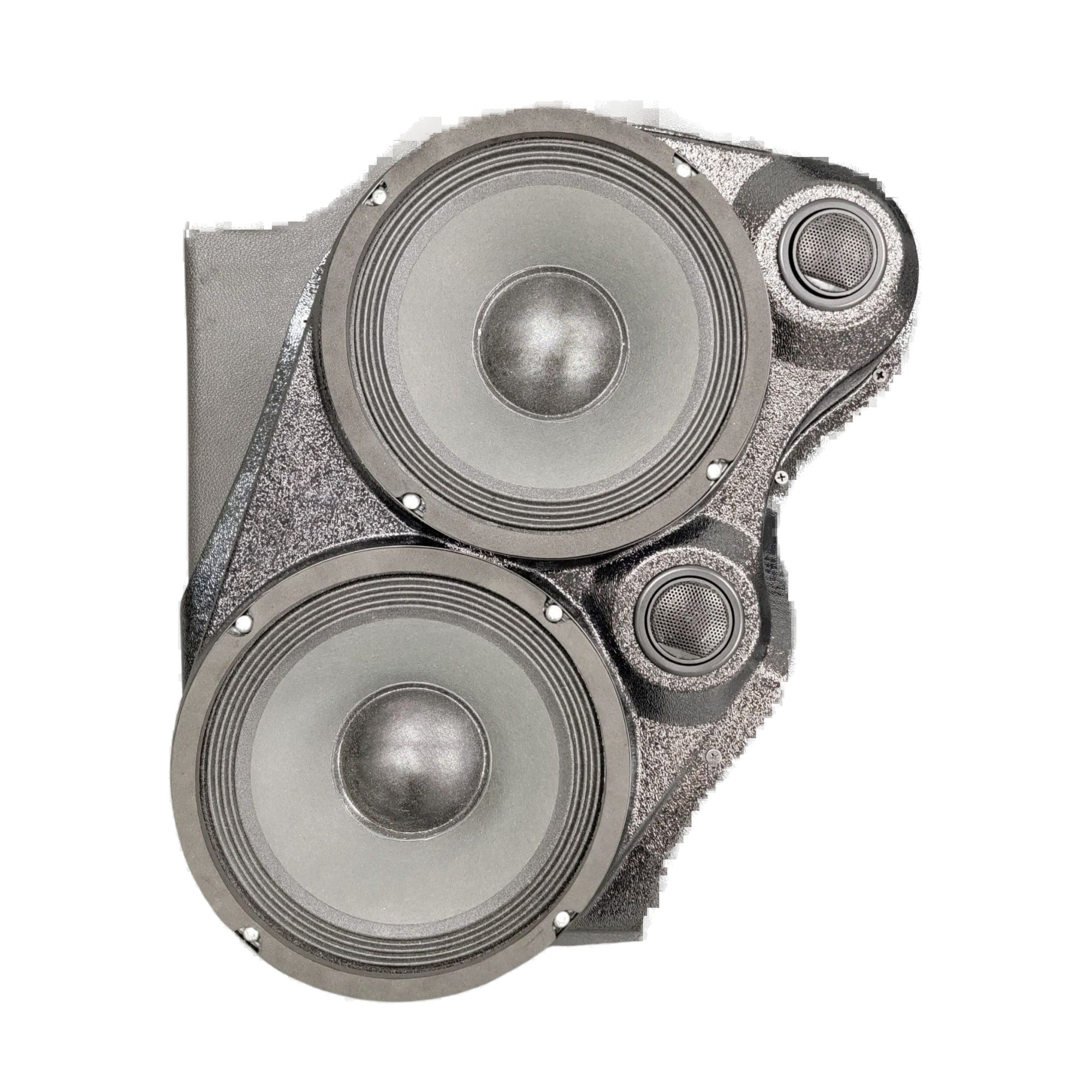 Custom Speaker Pods 10-GM-FT-UH-EW-FD-FA Dual 8" + Dual 2" Tweeter Front Pods - 10-14 Escalade