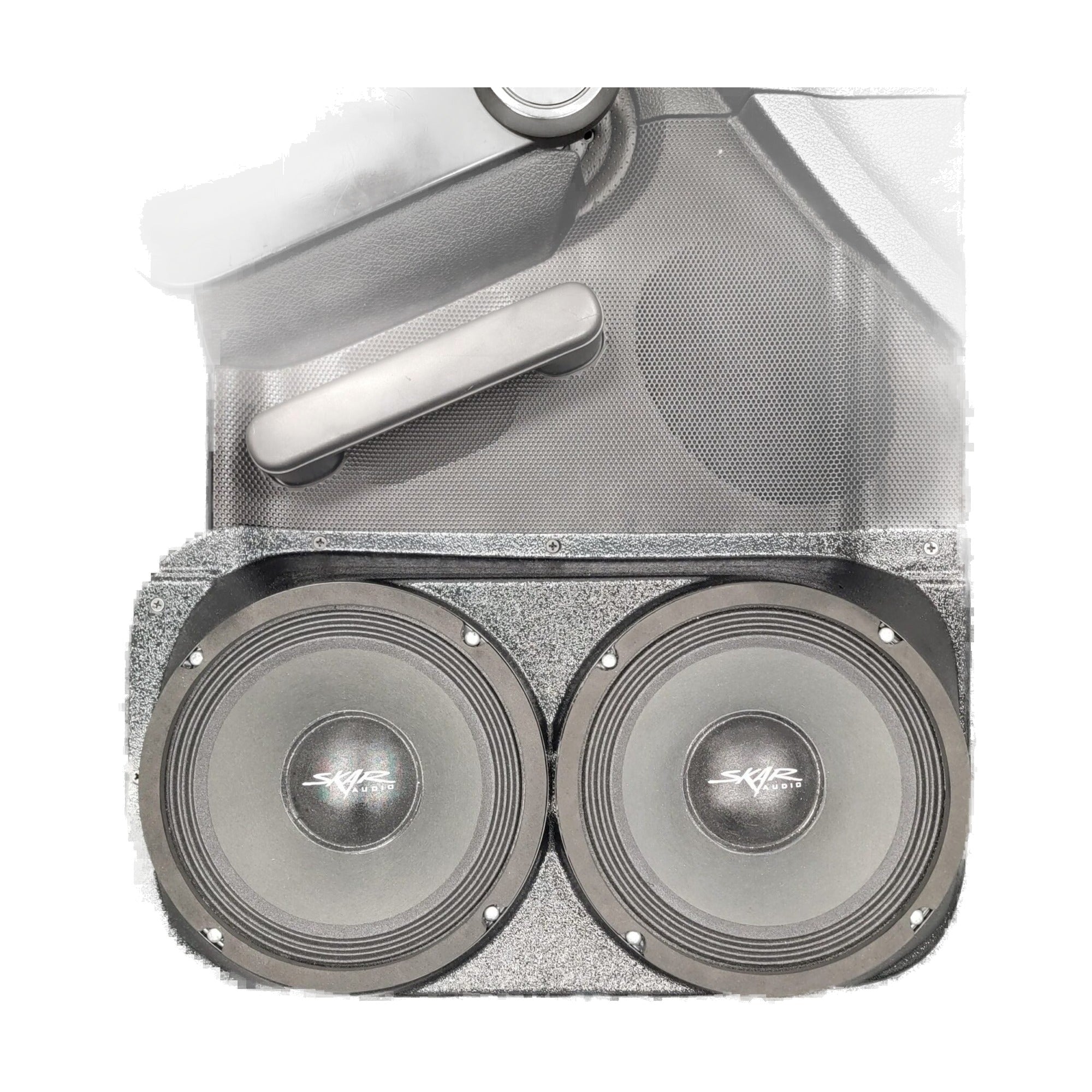 Custom Speaker Pods 06-FD-EP-UV-AL-FD-D8 Dual 8" Front Pods - 06-10 Explorer