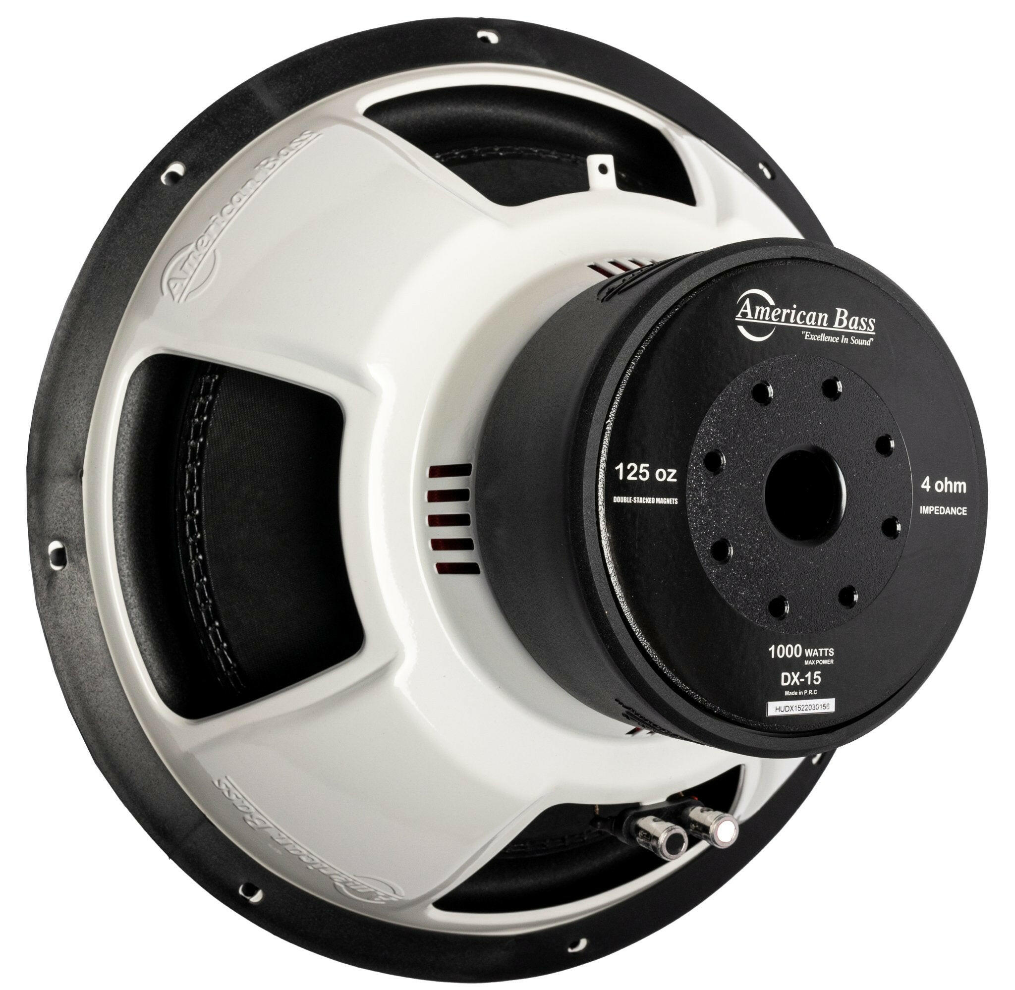 American Bass DX 15" Car Subwoofer 500 Watts RMS Single Voice Coil 4 Ohm