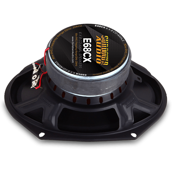 Sundown Audio E-68CX 6"x8" Coaxial Speakers 6x8 90W RMS