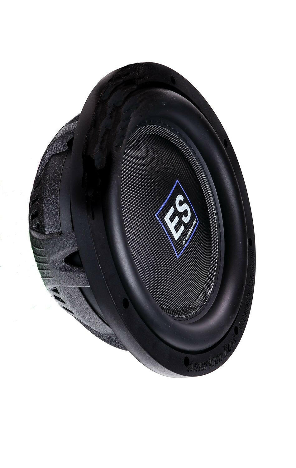 American Bass ES 12" Car Subwoofer 800 Watts RMS Dual Voice Coil 2 Ohm or 4 Ohm (Shallow Mount)