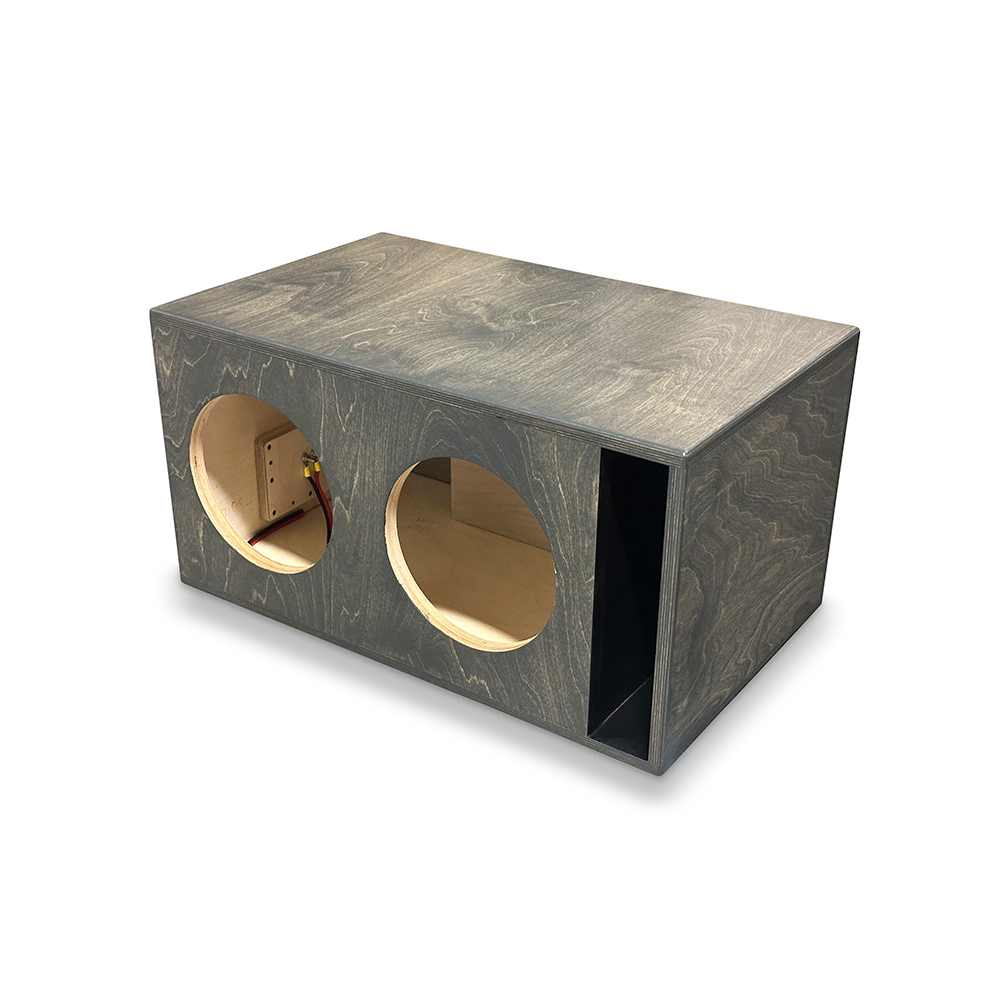 Deaf Bonce Dual 10" SA310 ported enclosure - angle