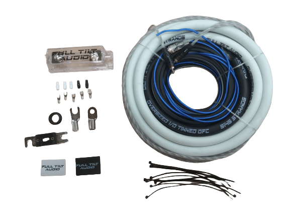 Sundown Audio Full Tilt Audio 1/0 AWG OFC Amplifier Wire Kits