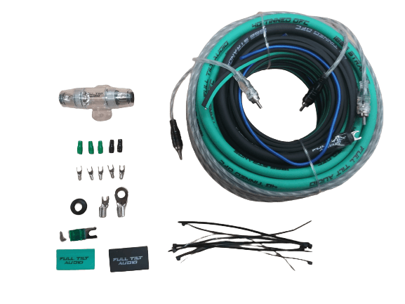 Sundown Audio Full Tilt Audio 4 AWG OFC Amplifier Wire Kits