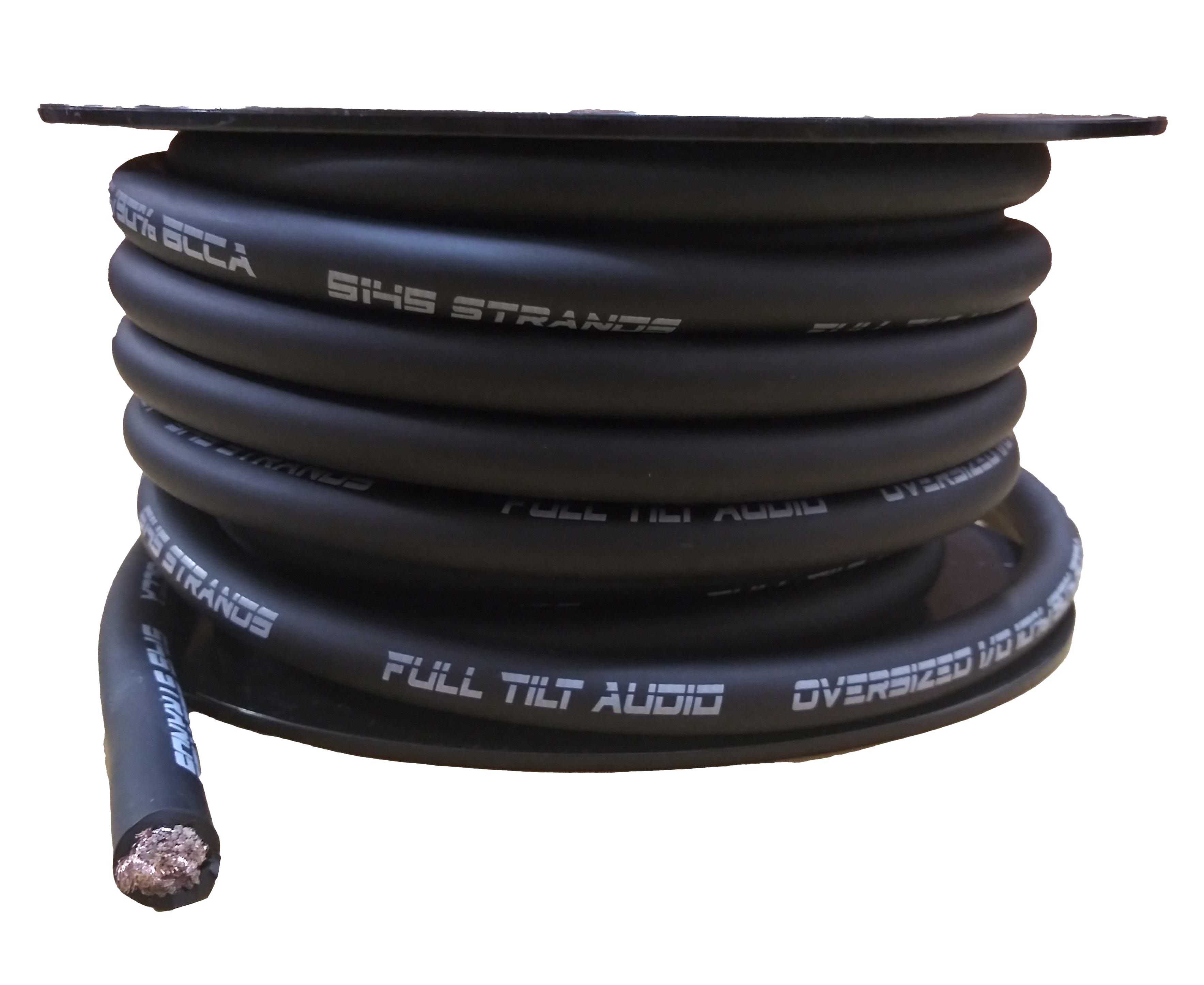 Sundown Audio Full Tilt 50' 1/0 AWG CCA Power/Ground Cable