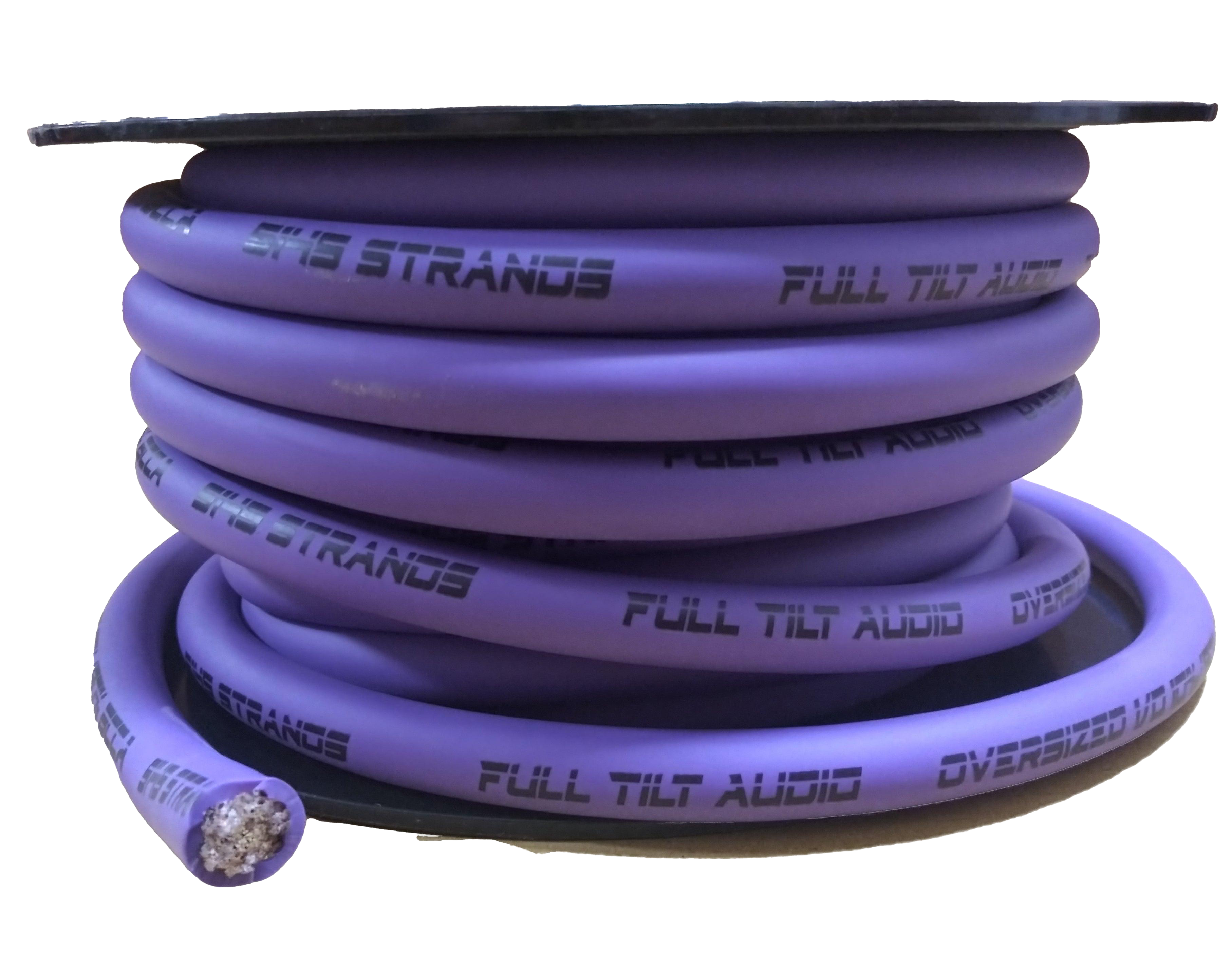 Sundown Audio Full Tilt 50' 1/0 AWG CCA Power/Ground Cable