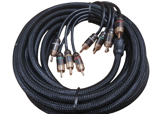 Sundown Audio Full Tilt Audio HQ Series 4-Channel RCA Cable